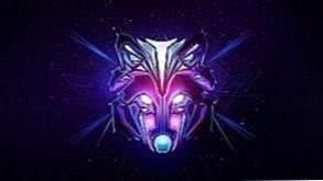 Wolf Logo 4K Wallpaper Image 1