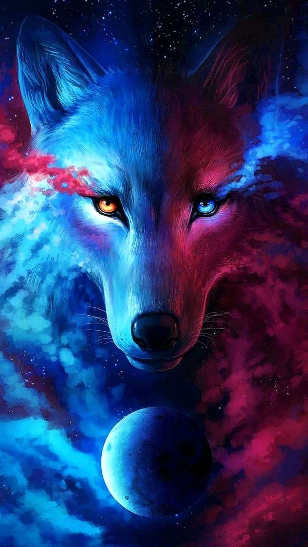 Badass Wolf Wallpaper Image 1