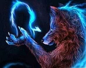 Wolf Magic Begin Now Wallpaper Image 1