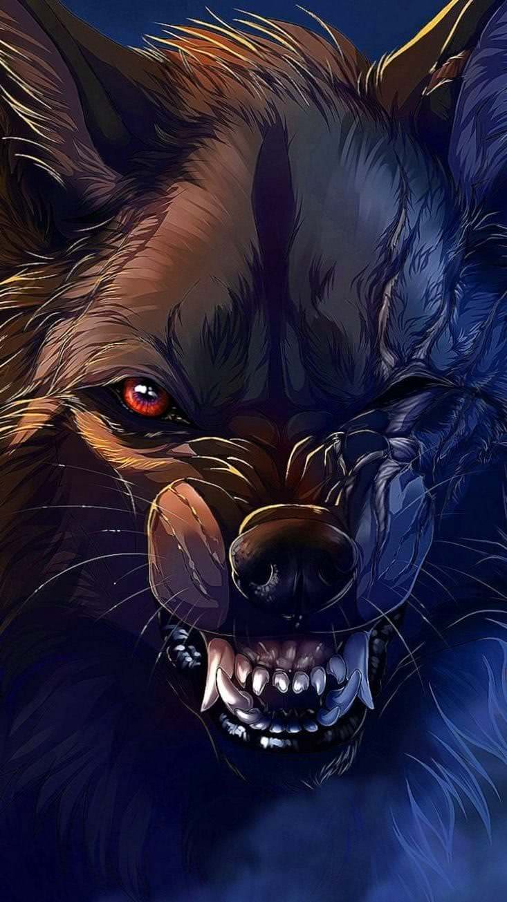 Wolf Roar iPhone Wallpaper Image 1