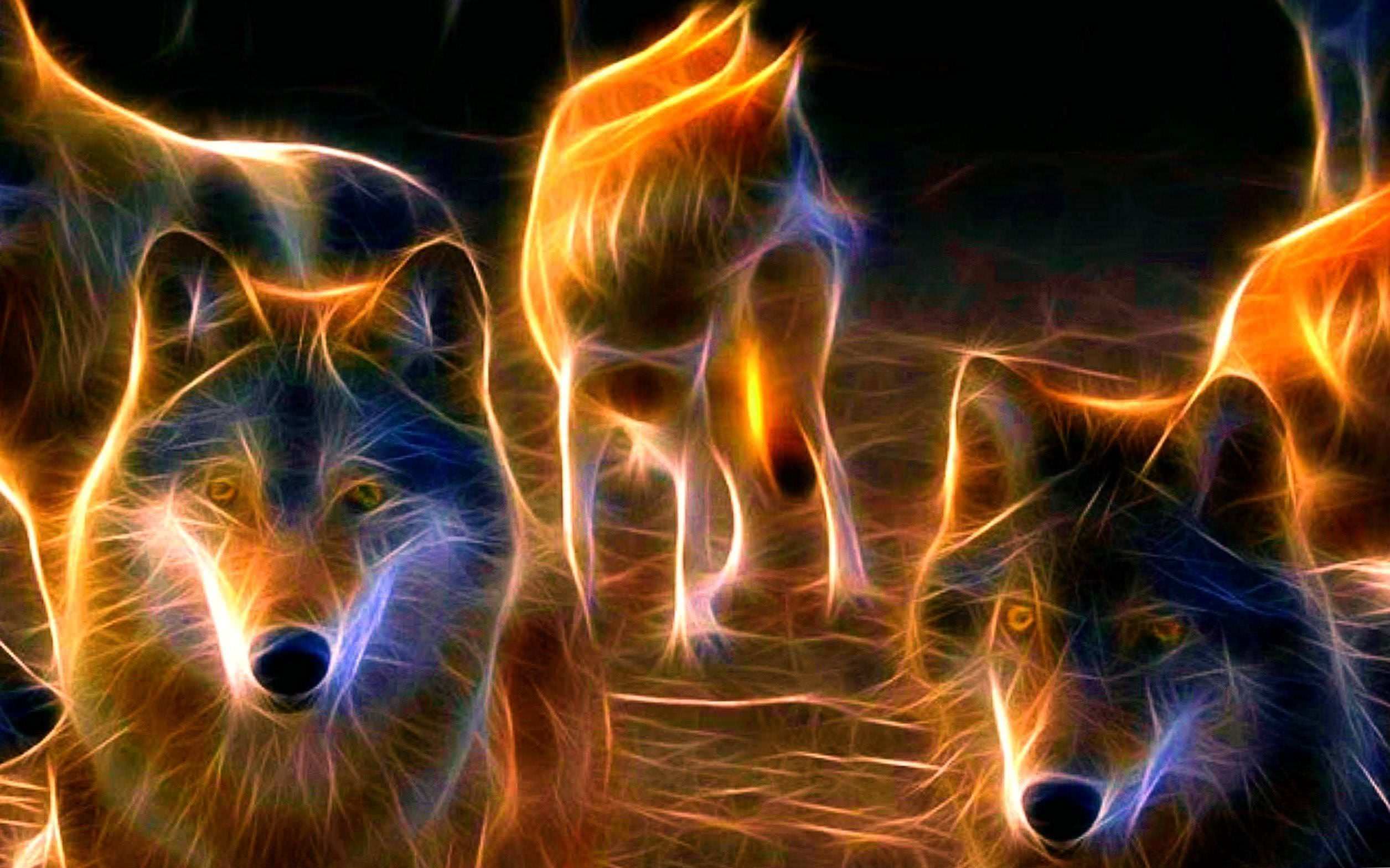 pack of wolves phone wallpaper background image 4