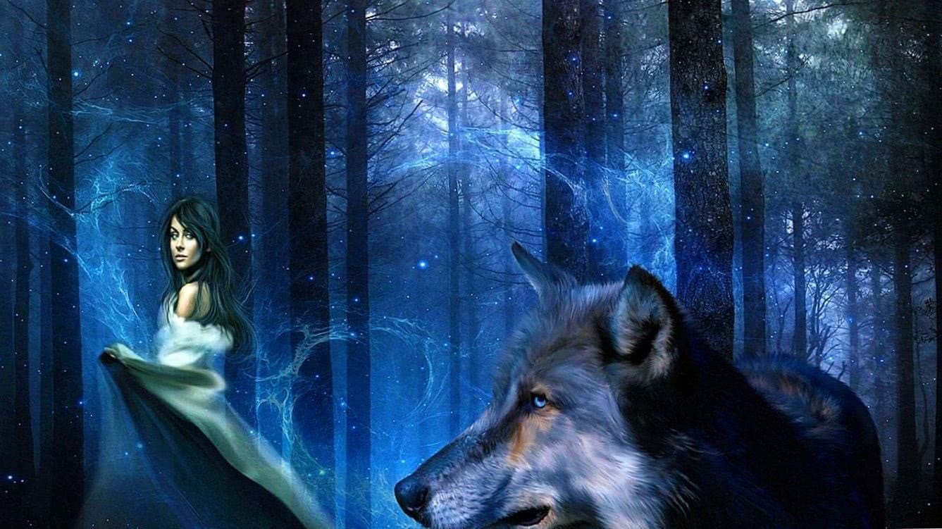 Wolf And Girl HD Wallpapers