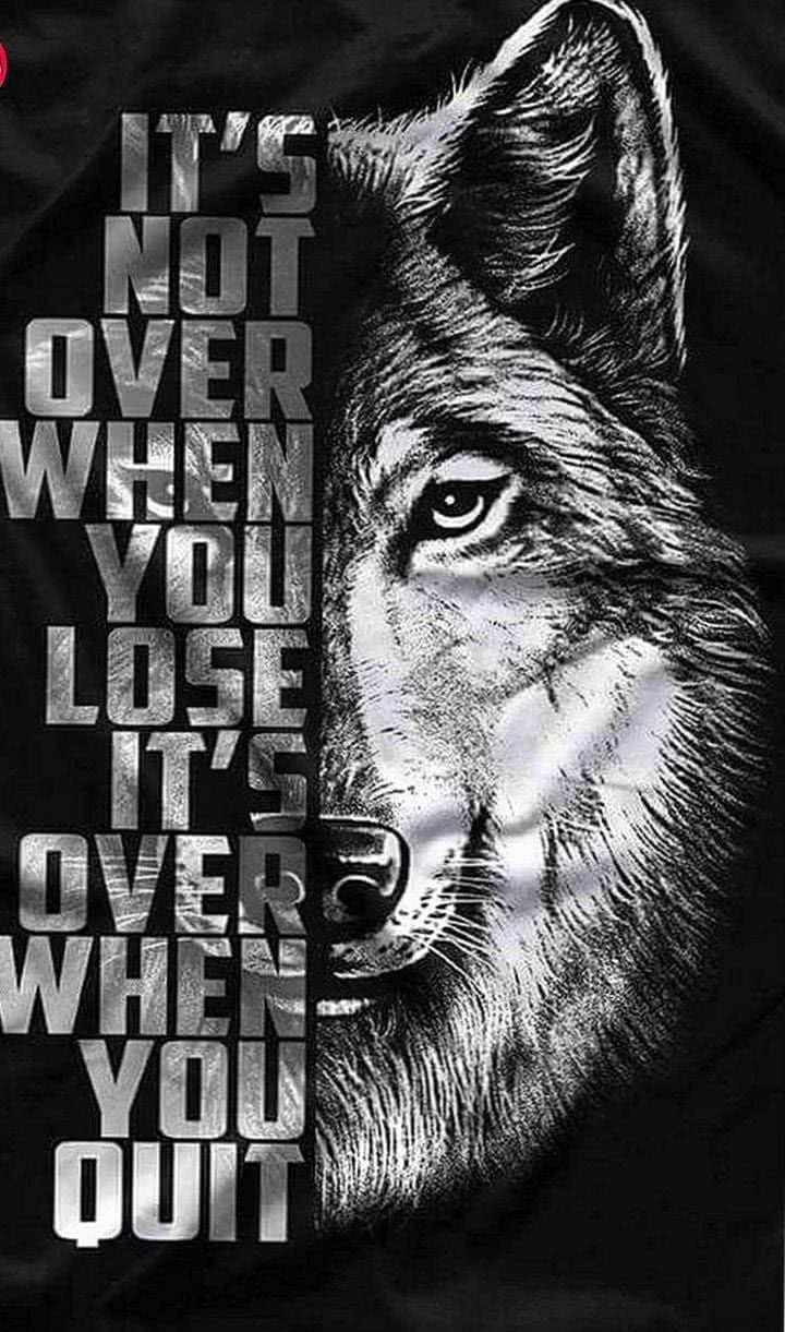 Lone Wolf Motivational Wallpaper Image 1