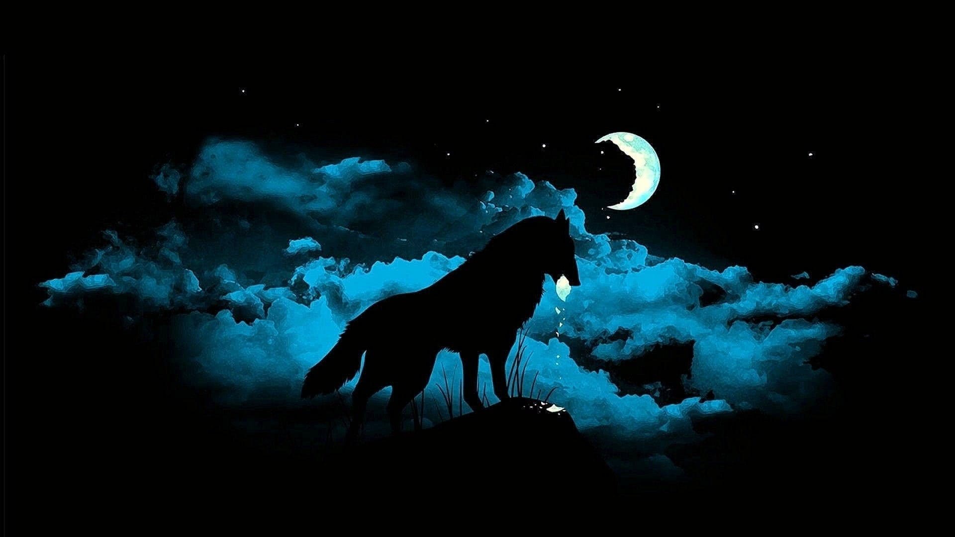 Cool Blue Wolf Wallpaper Image 20