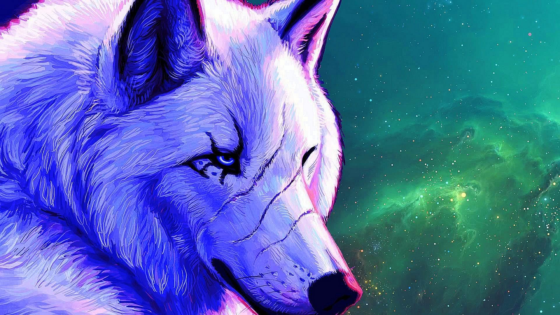Cool Blue Wolf Wallpaper Image 56