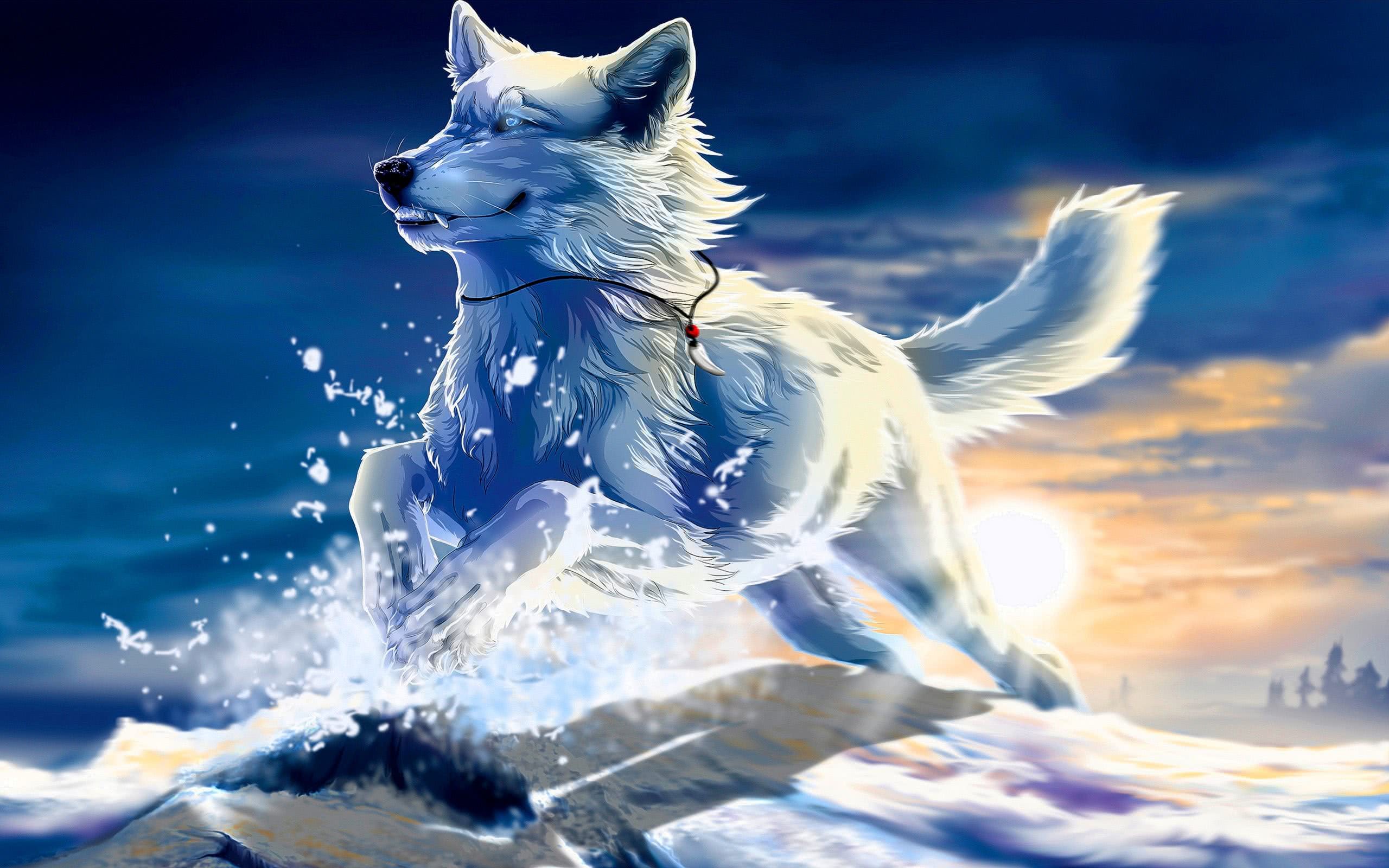 Cool Blue Wolf Wallpaper Image 31