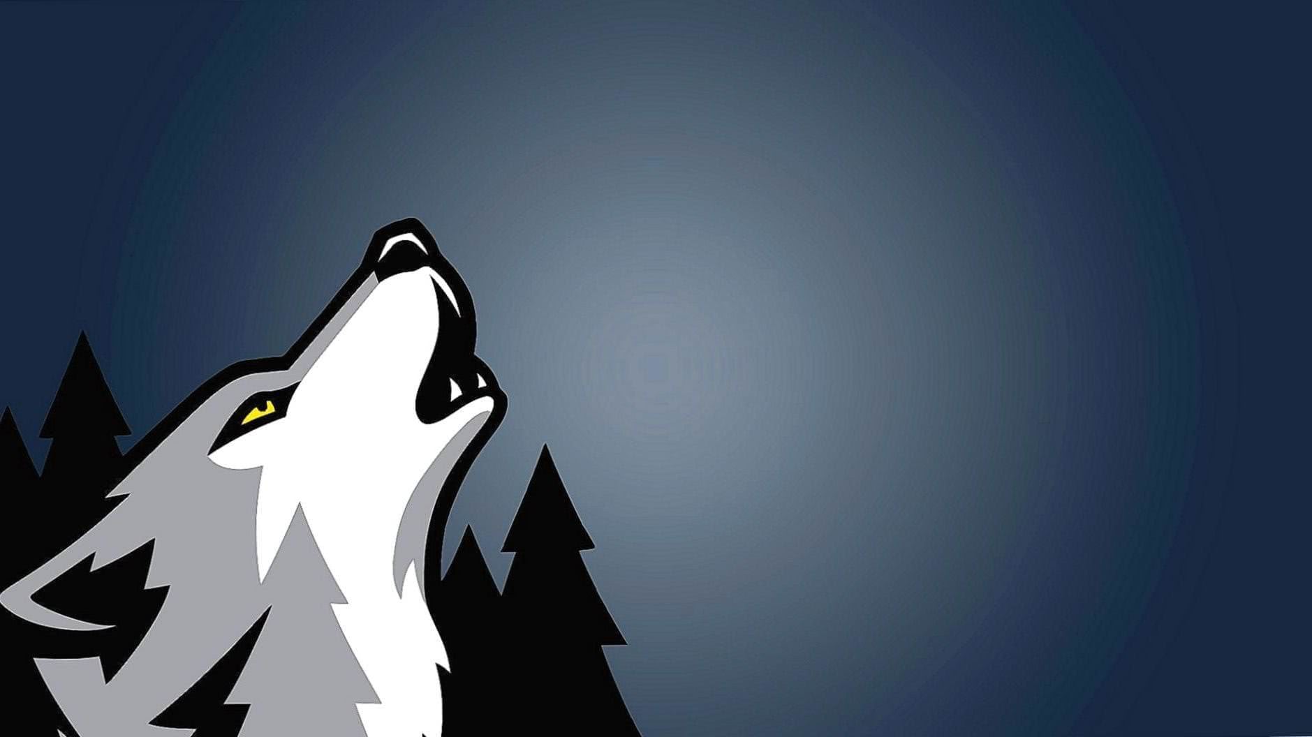 wolf logo hd wallpaper background image 2