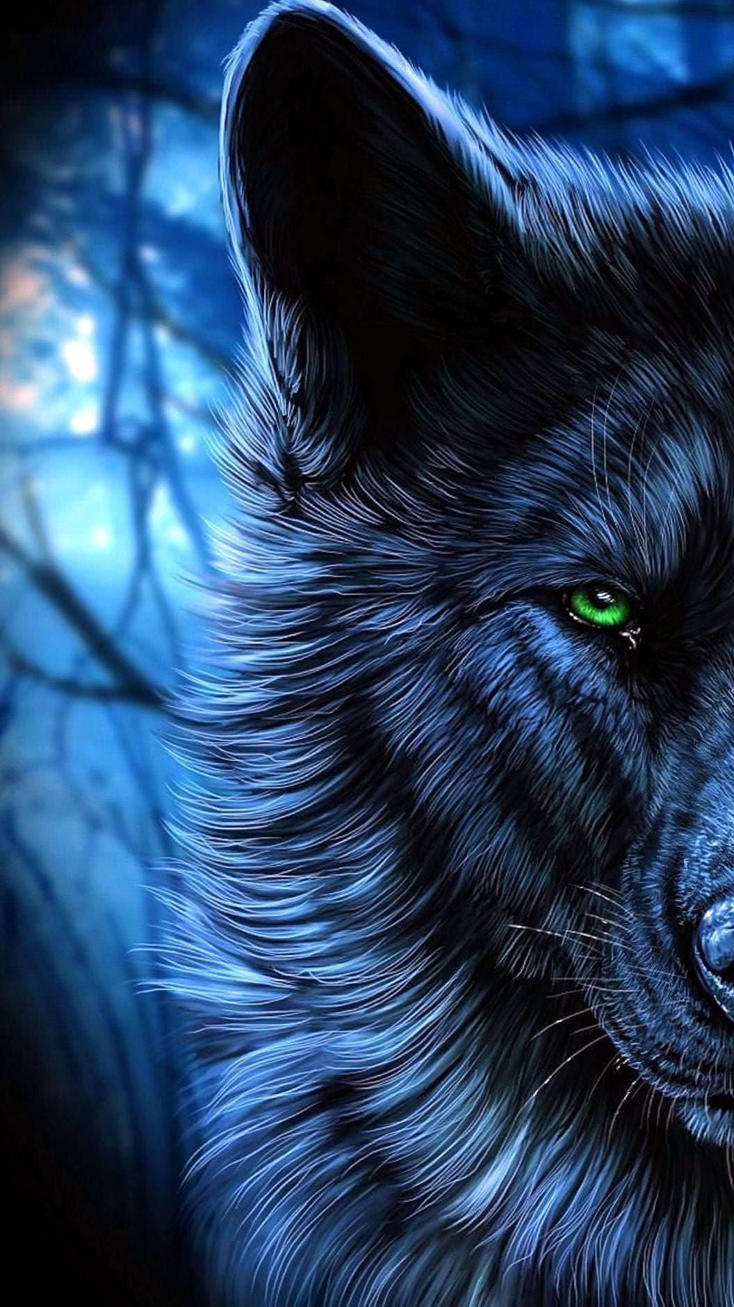 Wallpaper iPhone 7 Wolf Image 1