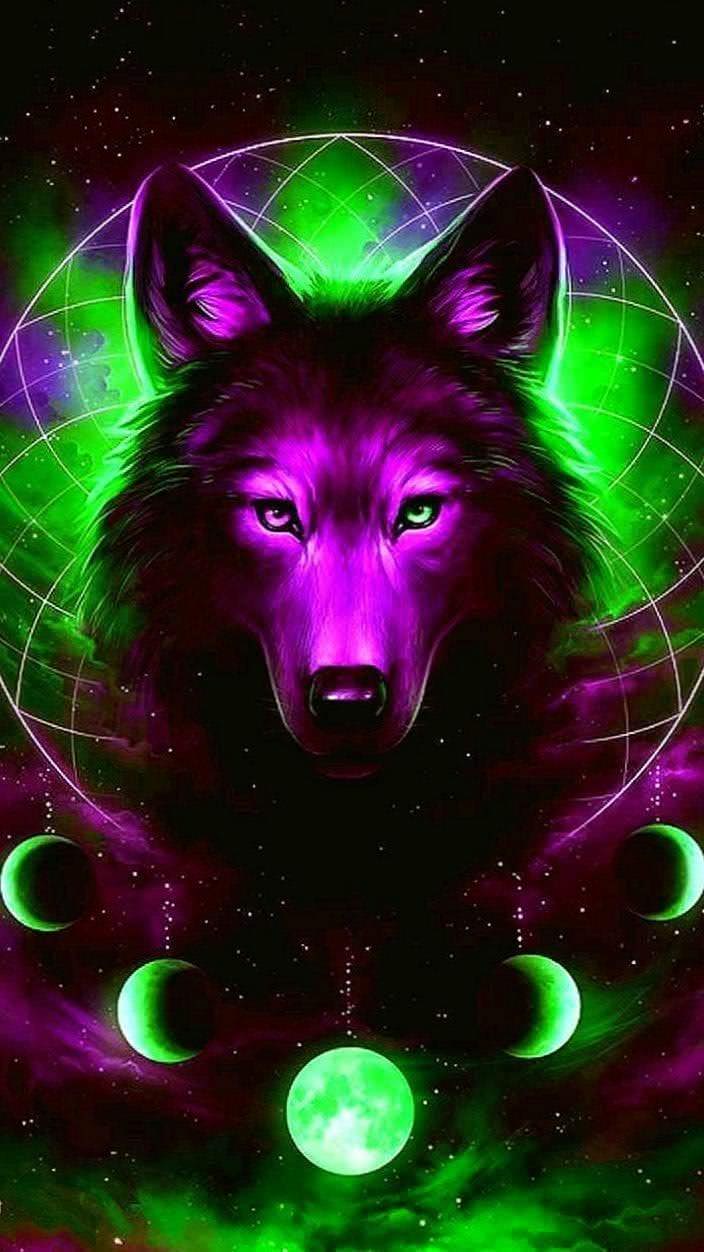 Galaxy Wolf Wallpapers Zedge