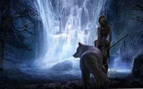 Fantasy Wolf HD Wallpaper Image 1