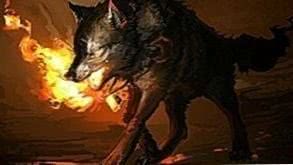 Wallpaper Of Fire Wolf Image 1