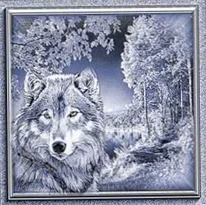 Wolf Wallpaper Glitter Image 1