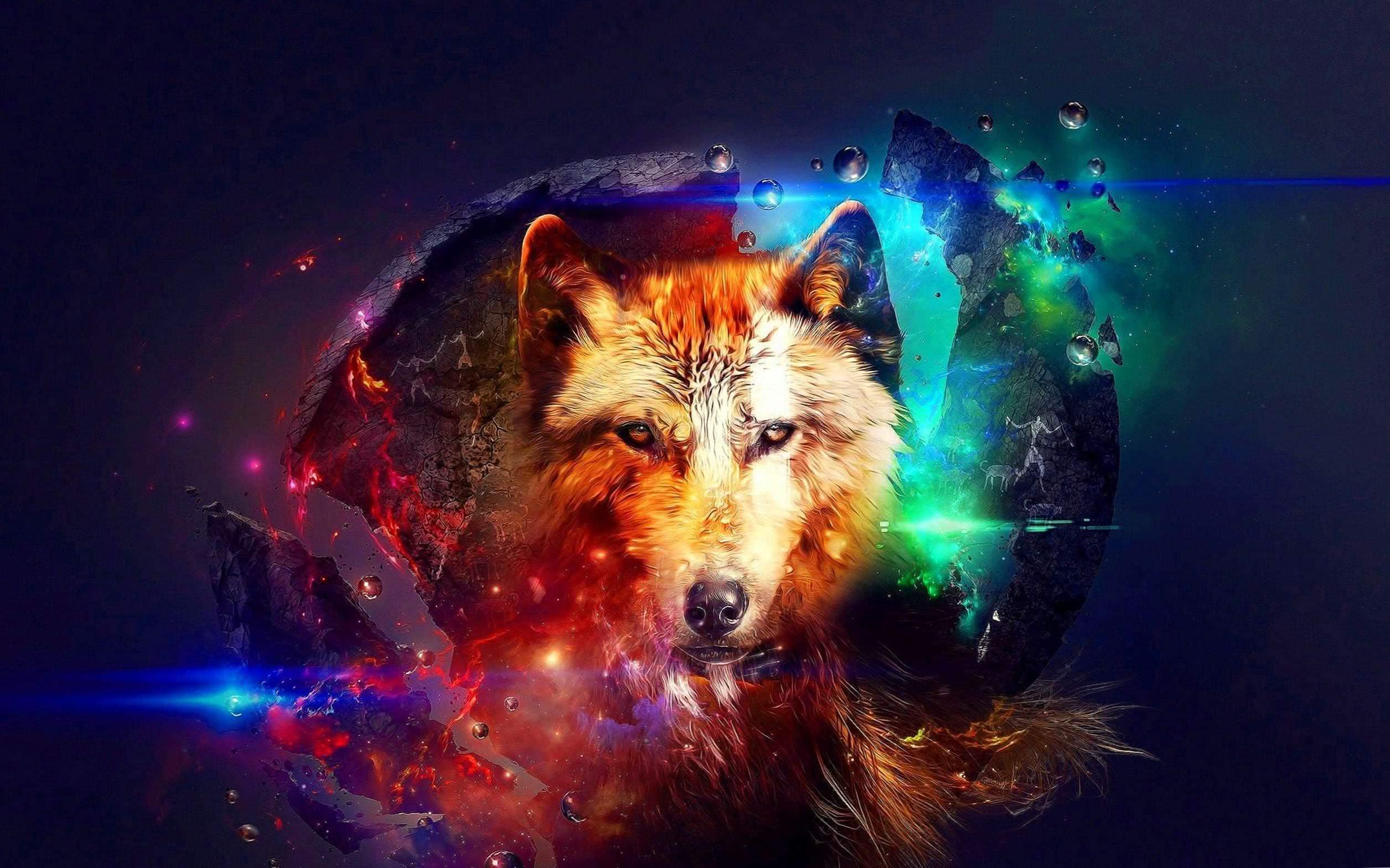 Best Galaxy Wolf Wallpapers
