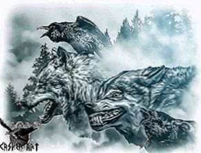 Norse Wolf Wallpaper Image 1