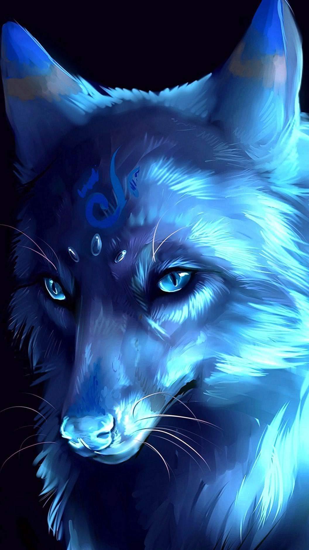 Ice Wolf Mobile Wallpapers