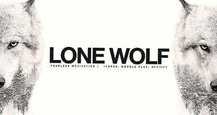 lone wolf motivational wallpaper background image 4