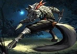 Ninja Wolf Wallpaper Image 1