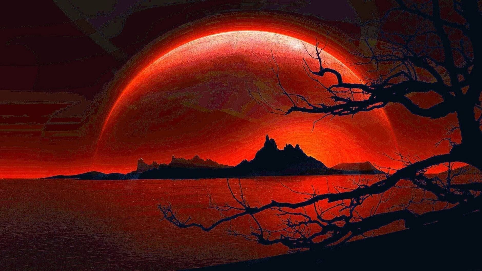 Super Blood Wolf Moon Wallpapers