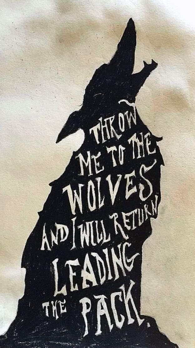 Wolf Quotes iPhone Wallpapers
