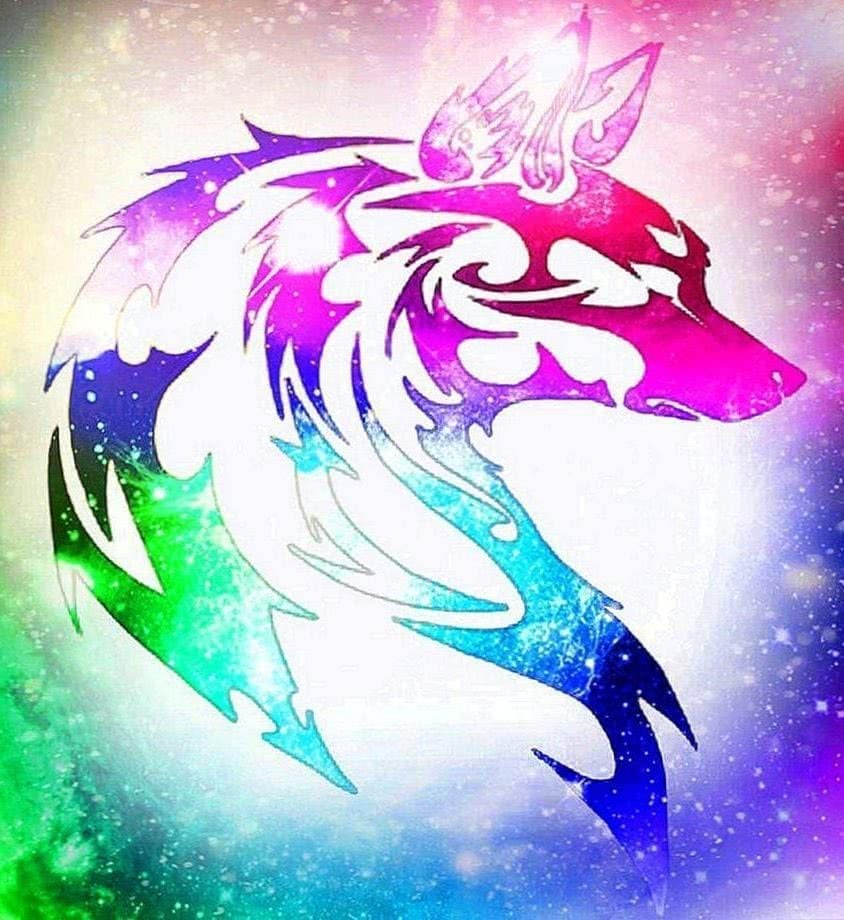 Cool Rainbow Wolf Wallpapers