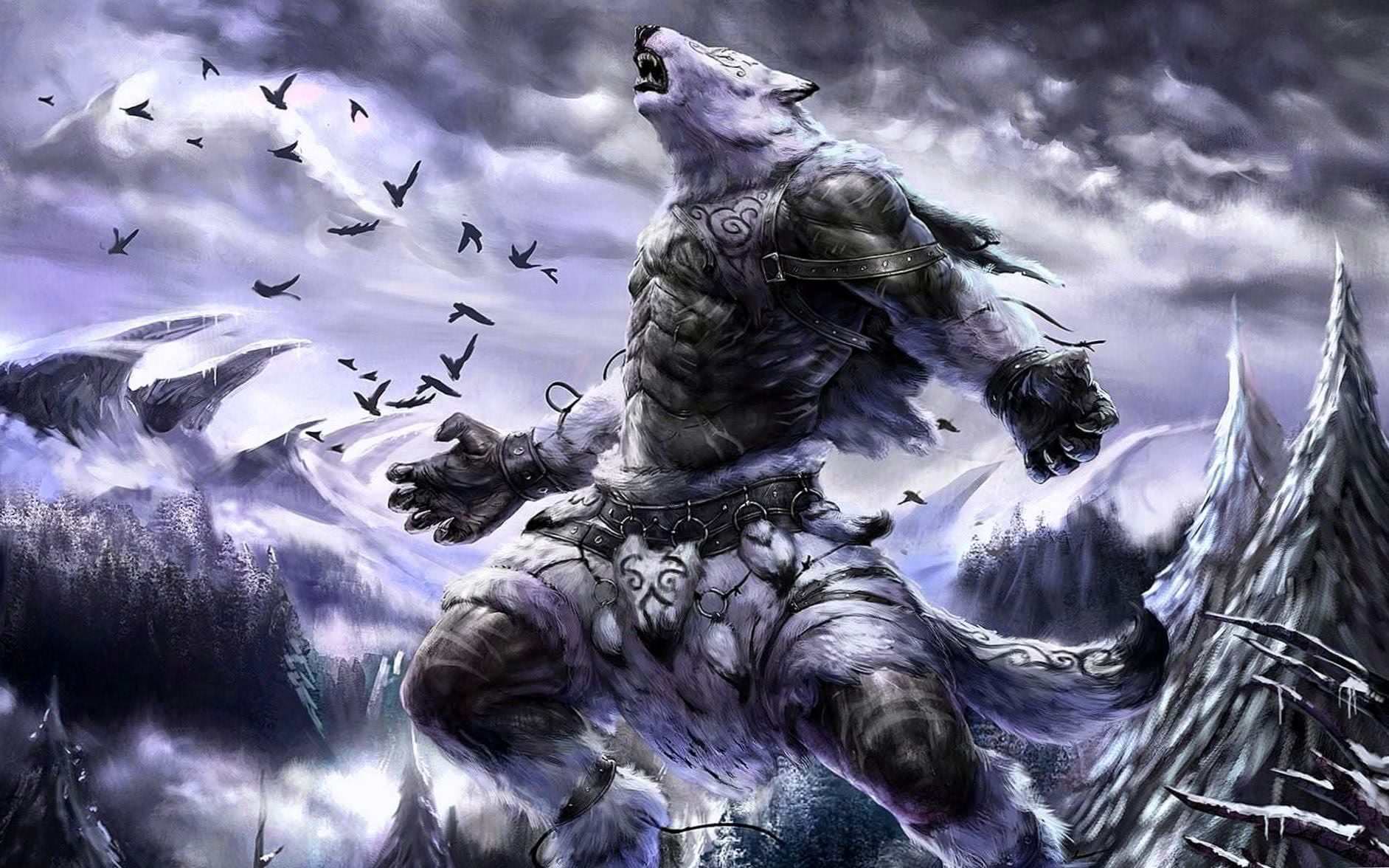 Werewolf Warrior Wallpaper HD Image 1