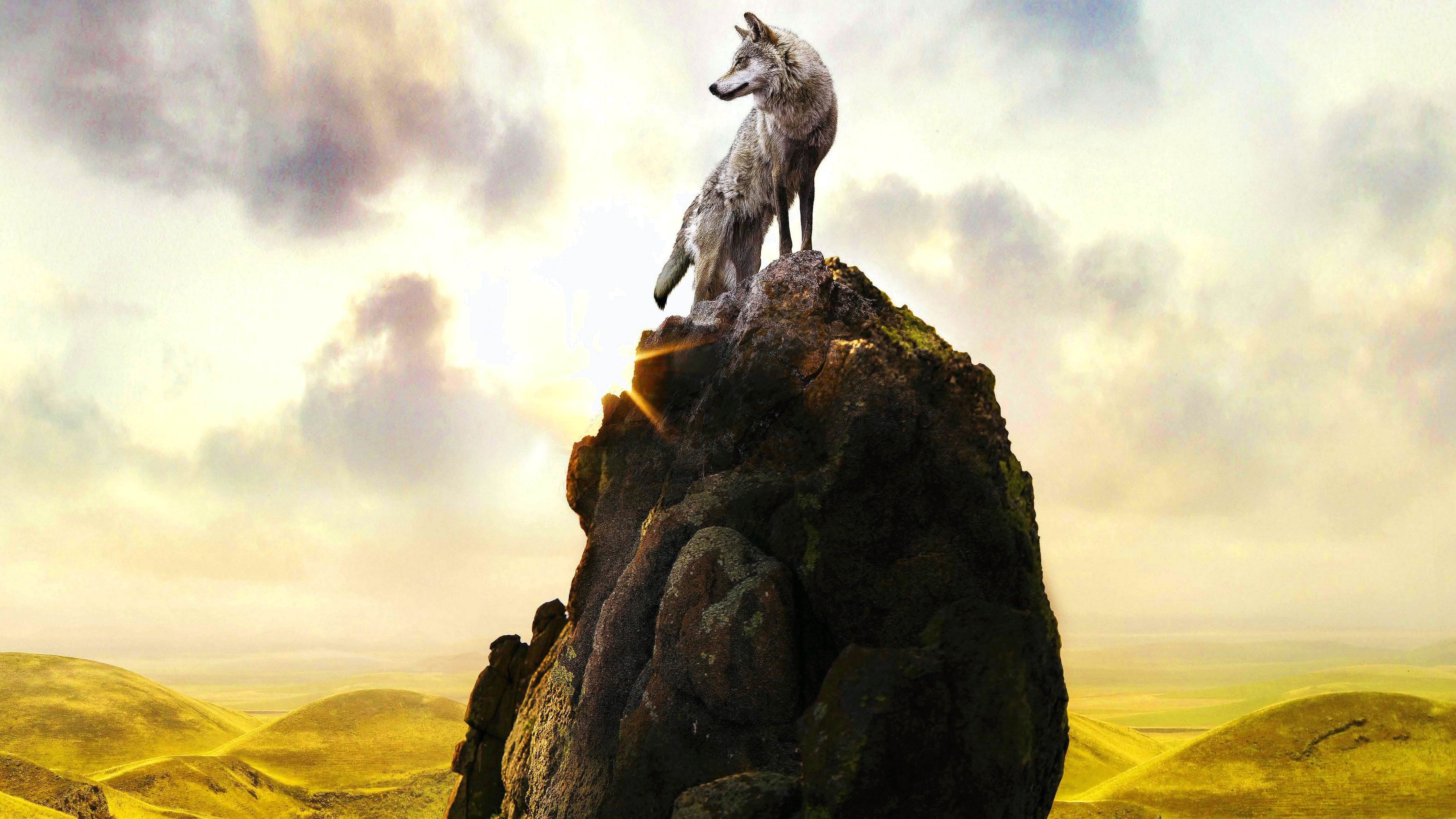 wolf 4k desktop wallpaper background image 5