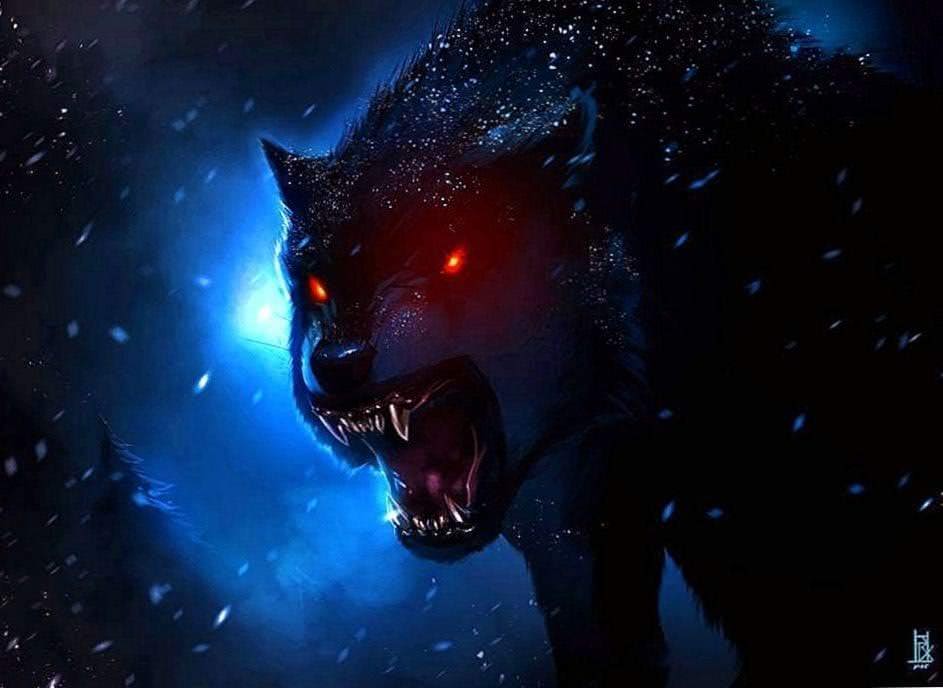 Wallpapers Wolf Red Eyes