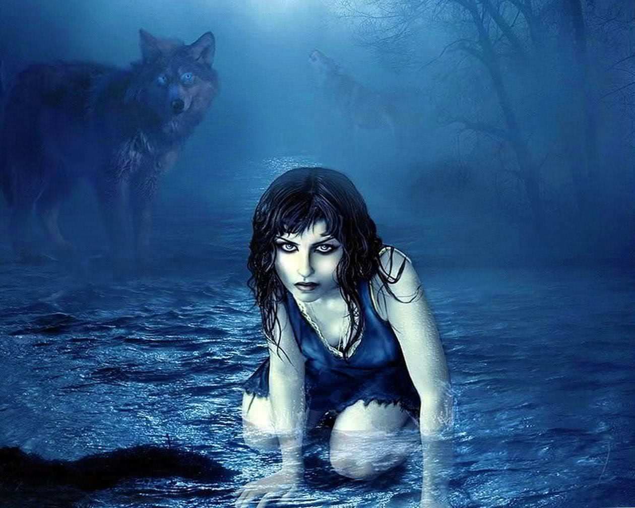 Girl And Wolf Wallpapers Wolf Wallpapers Pro