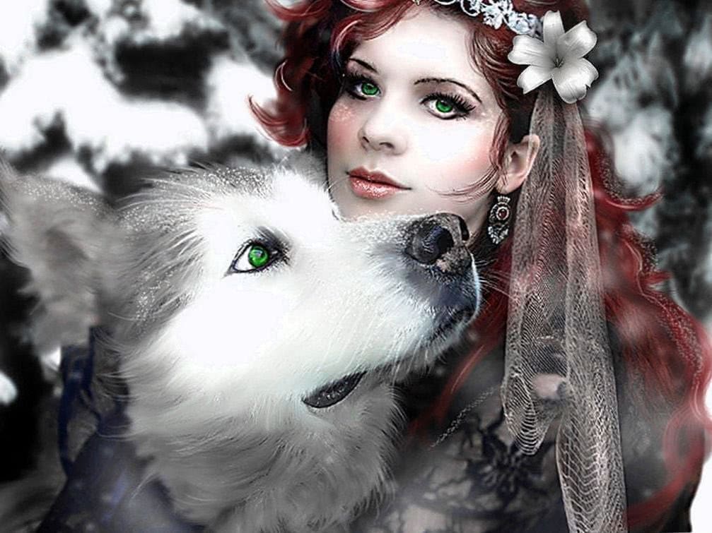 Wolf And Woman Wallpapers - Wolf-Wallpapers.pro