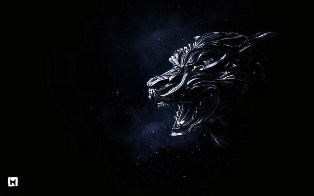 wolf head mobile wallpaper background image 3
