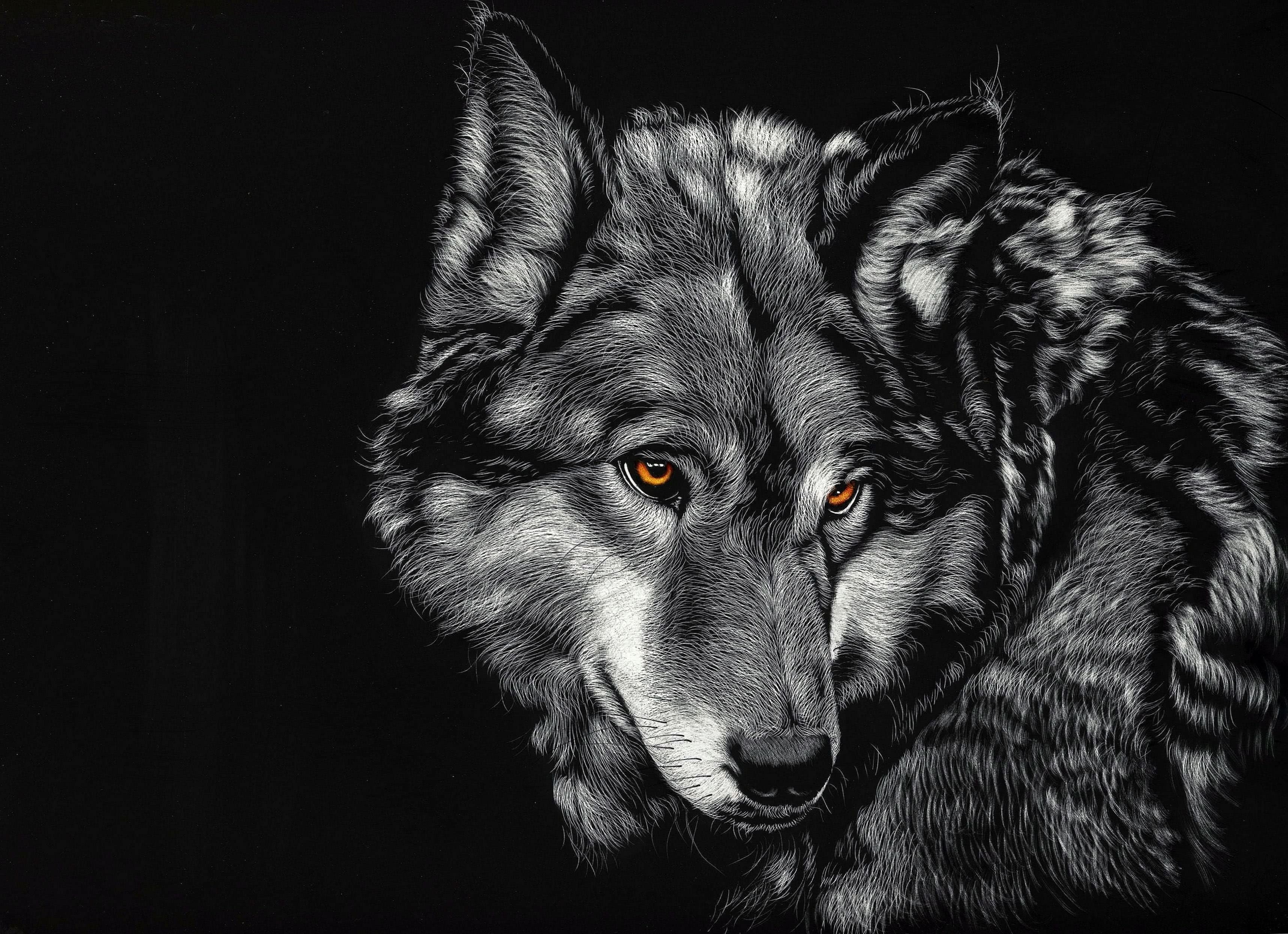 Wolf Art Wallpapers 4K